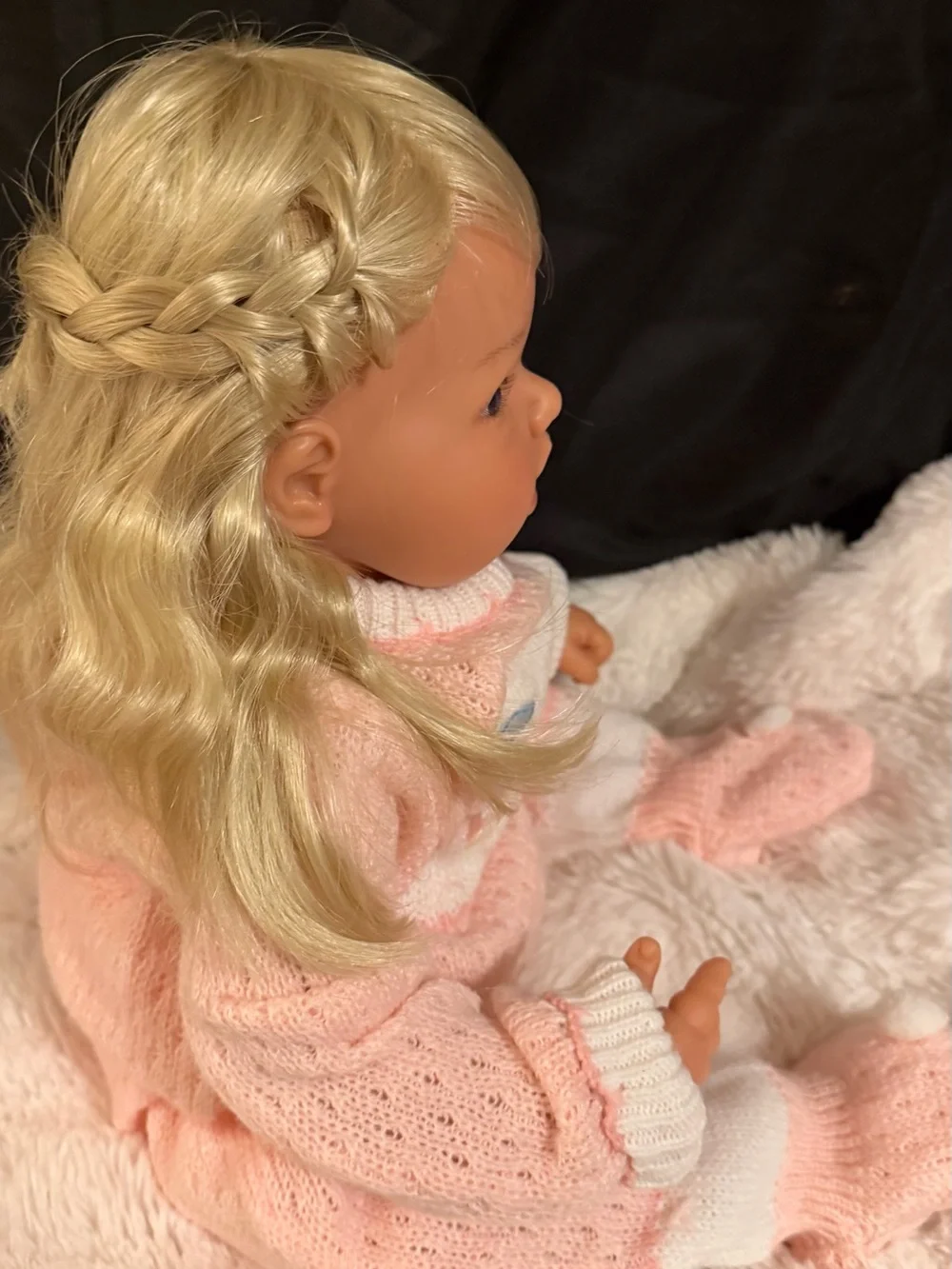 Lee Middleton Toddler “I Love Violets” Doll Blonde Hair Blue Eyes Original Outfi